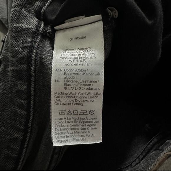 Madewell The Petite Perfect Vintage Jean in Cosner Wash: Knee-Rip Edition Sz 26P - Picture 10 of 15